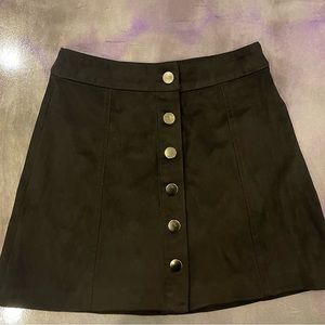 Zara faux suede skirt xs